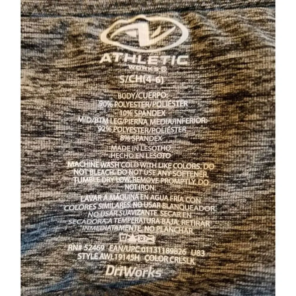 Avia/Athletic SET OF 3 S (4-6) Legging. Avia is a matching set of raserback tank